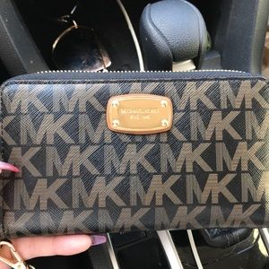 MK large phone wallet